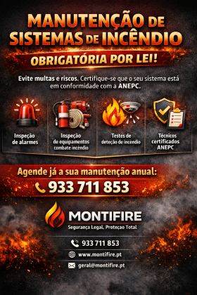 MANUTENÇÃO - A SUA SEGURANÇA É A NOSSA PRIORIDADE